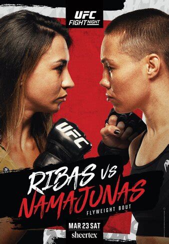 [Official] UFC Fight Night: Ribas vs. Namajunas